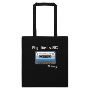 cotton-color-tote-bag-black-front-6a2f1512c37d4.jpg ΝΗΣΙΩΤΙΚΑ 90s Cotton Tote Bag