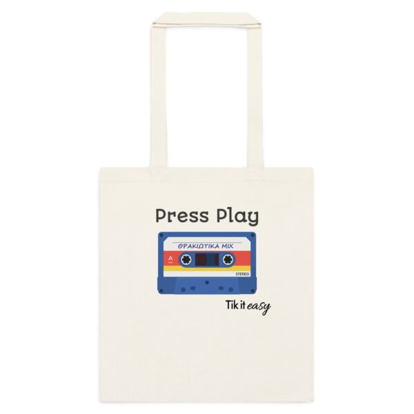 cotton-color-tote-bag-natural-front-6a2f19cb490d7.jpg ΘΡΑΚΙΩΤΙΚΑ 90s Cotton Tote Bag